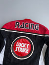 Lucky Strike | Black Red Motul Racing Jacket | Shoulder-and back padded (XL)