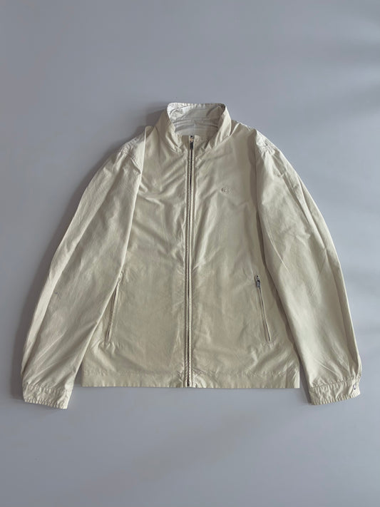 Lacoste Reversable Harrington Jacket Beige Checkered Jacket (XL)