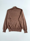 Vintage Yves Saint Laurent Pour Homme Mock Neck Knit Sweater – Brown (L)
