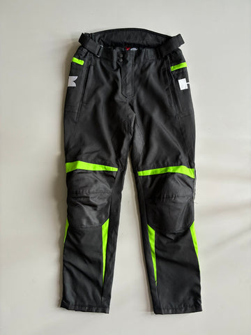 Kawasaki Moto Central Armoured Motorcycle Riding Pants Knee Paded (W:33) (L:44)