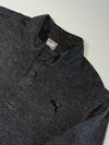 Puma Charcoal Grey Quarter-Zip Mock Neck Pullover (XL)