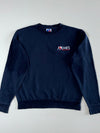 Vintage Russell Athletic “Jolmes” Embroidered Crewneck  Navy  (M/L)