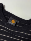 Carhartt WIP Black Pinstripe Raglan Knit Sweater – (S/M)