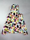 Vintage Bench Multicolour Abstract Print Hooded Windbreaker Jacket (S)