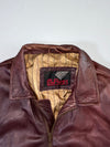 M.Flues Leather Bomber Jacket (L)
