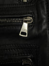 2000s Dolce & Gabbana mainline multi-pocket aviator flight leather bomber Jacket Sheepskin Leather  100% Authentic verified by LegitGrails Size (M)