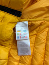 Marikoo Yellow Quilted Hooded Puffer Vest (S)