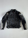 Dainese Genuine Leather Motorcycle Racing Jacket | Size 48 (EU) | Shoulder Armor(Padded) (S/M)