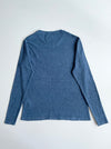 Superdry Vintage Orange Label Long Sleeve Tee – Heather Navy(L)