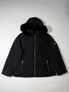 Calvin Klein Faux Fur Hooded Quilted Puffer Jacket – Black (2XL)