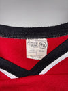 Vintage Wolves Hockey Jersey – Red/Black, Athletic Knit (XL)