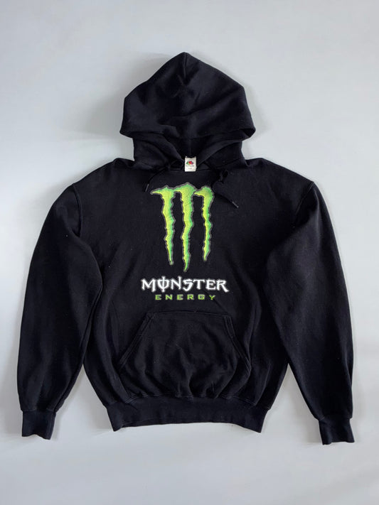 Vintage Monster Energy Drink Graphic Hoodie Black | Fruit of the Loom (M)