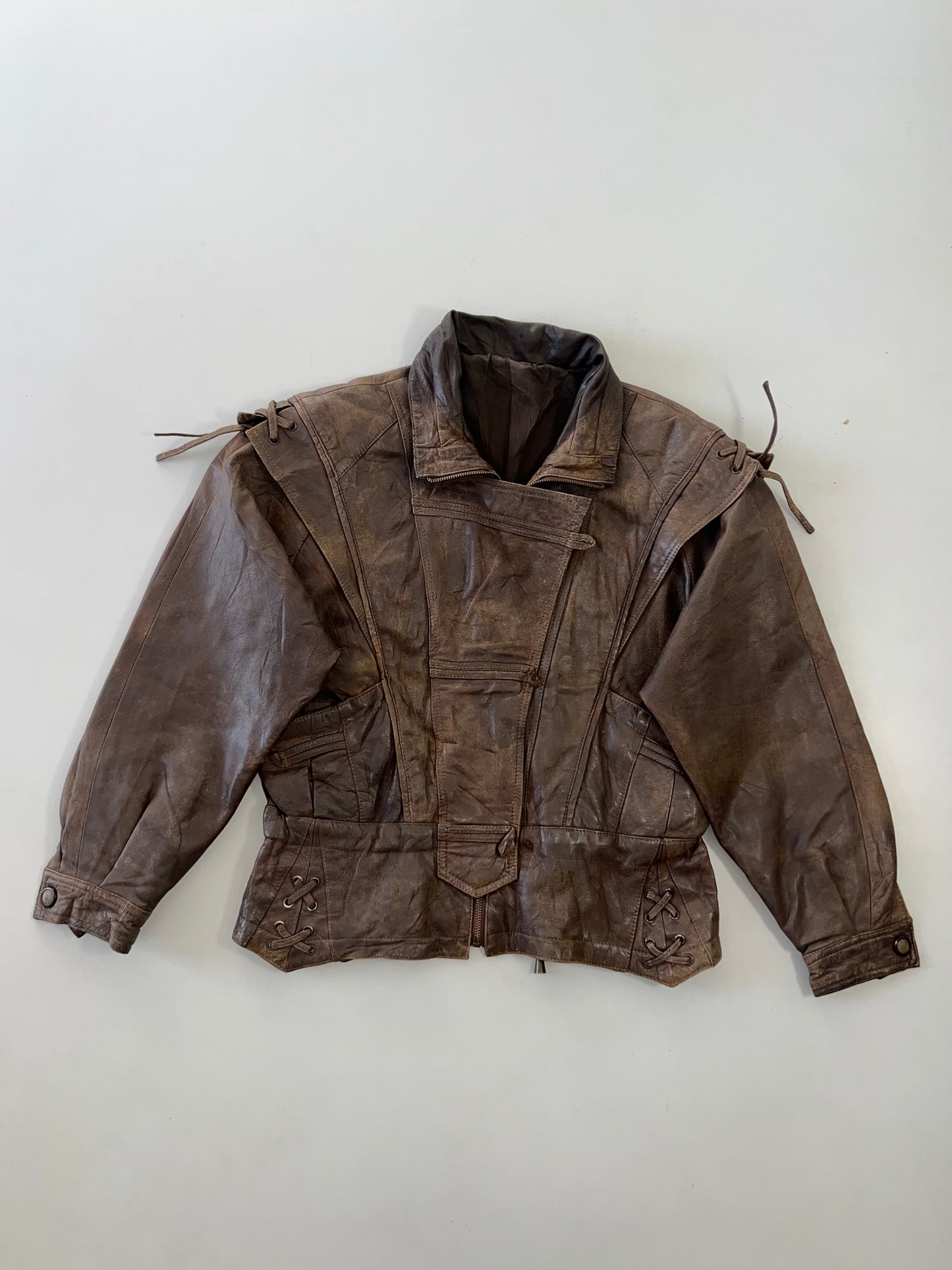 !                                                                                                                                                                                                            Ultra Premium Original Leather Jacket (RARE) (M/L)