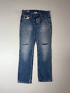 Vintage True Religion Big Stitch Distressed Knee-Rip Jeans – Made in USA (W:36) (L:45)