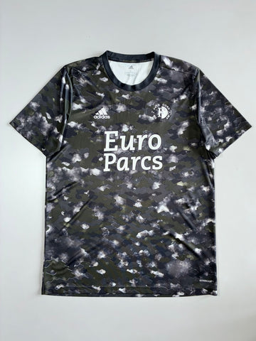 Adidas Feyenoord Rotterdam | Euro Parcs Camo Training Jersey | Black Grey | Size L