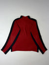 The North Face Vintage Red & Black Quarter-Zip Fleece Pullover (M)