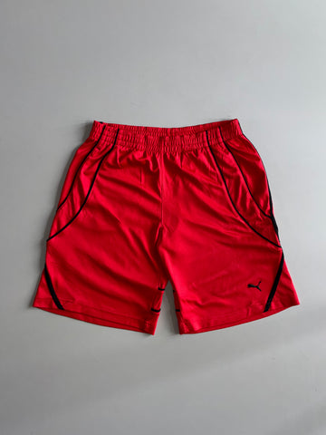 Puma Red/Black Athletic Shorts (W:28) (L:18.5)