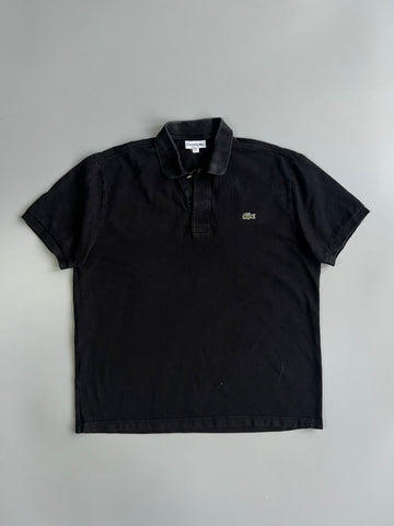 Lacoste Classic Pique Polo Faded Black Crocodile Logo T-shirt (Xl)