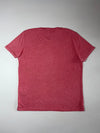 Tommy Jeans Regular Fit Maroon Heather V-Neck T-Shirt (2Xl)