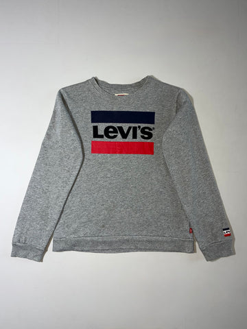 Levi’s Grey Sportswear Logo Crewneck Sweatshirt  (S)