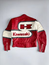 Vintage Segura X Kawasaki Original Pure Leather Racing Jacket - Made In France (M)