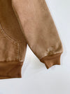 Carhartt Active Hooded Jacket Quilted Lined Faded Brown Duck Canvas (S/M)
