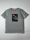 Puma Big Logo T-Shirt — Grey Heather (M)