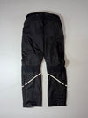 Ozone Black Motorcycle Riding Pants – Reflective Panels Knee Padded (W:36) (L:46)