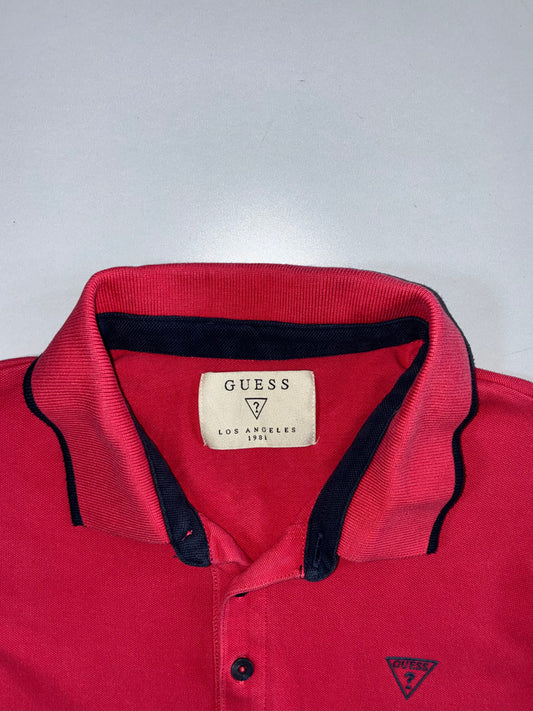 Guess | Tipped Piqué Polo | Red (XS)