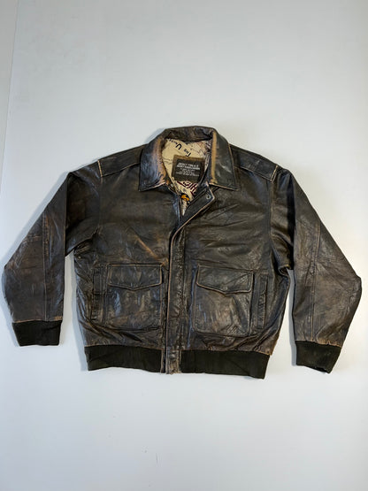 ZAir Force Type A-2 Super Premium Original Leather Jacket (Ultra rare) (XL/2XL)