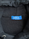 Adidas Originals Black Trefoil 3-Stripes Hoodie (L)