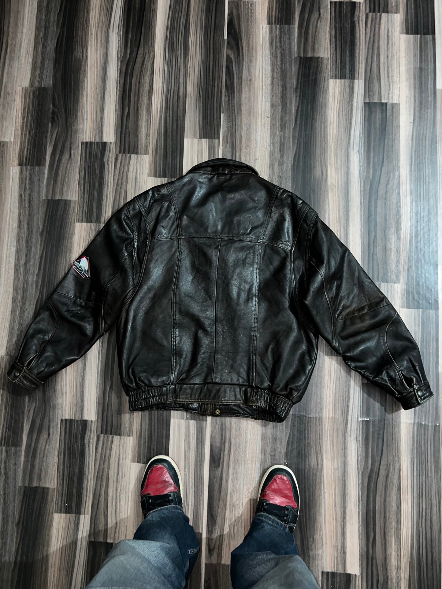 ZHARLEY DAVIDSON* Leather Jacket (L/XL)
