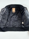 Vintage Conbipel Black Leather Bomber Jacket (S)
