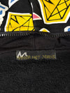 Mak Ernet All-Over Graphic Zip-Up Hoodie Jacket Black Multi (M)