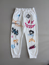 FSBN Graffiti Print Sweatpants (W:32) (L:41)