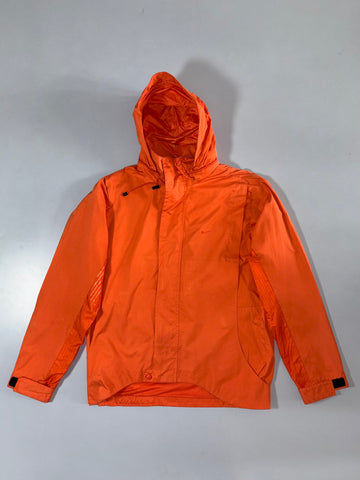 Vintage Nike Clima-Fit Hooded Jacket (Orange) (M)