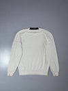 C.P. Company Garment-Dyed Lens Crewneck Sweatshirt – Off-White/Cream (M)