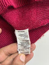 Vintage Lacoste Burgundy Knit Sweater – Made in France – Size  (XL)