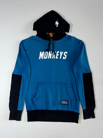 Lamigo Monkeys | Blue/Black Colorblock Hoodie (M)