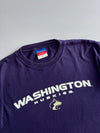 Champion x Washington Huskies T-Shirt Purple Collegiate Graphic Tee(M)