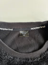 Applerind Fuzzy Fleece Crewneck Sweatshirt – Black (M)