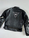 Dainese Genuine Leather Motorcycle Racing Jacket | Size 48 (EU) | Shoulder Armor(Padded) (S/M)
