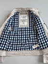 Abercrombie & Fitch Hamilton Harrington Jacket – Off-White Gingham Lined(S)