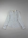 Lacoste Striped Button-Up Shirt (S)