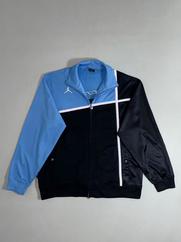 Y2K Jordan Jumpman Colorblock Track Jacket with Reflective Stripes – UNC Blue/Black (XL)