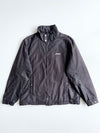 Asics Black Houndstooth Panel Padded Track Jacket (L)
