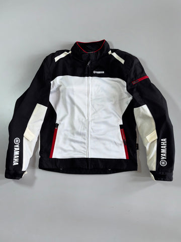 Yamaha Mesh Riding Jacket Yamaha branded mesh textile moto jacket, armored, breathable mesh body (Paded)(M)