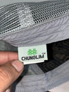 Chunglim “WILD” Distressed Patch Black Grey Trucker Mesh Cap (Adjustable)
