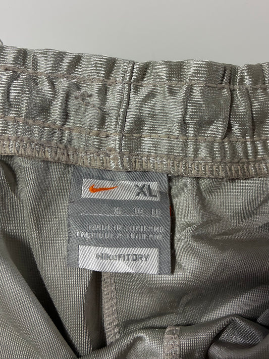 Nike Fit Dry Metallic Silver Basketball Shorts (W:36) (L:23)
