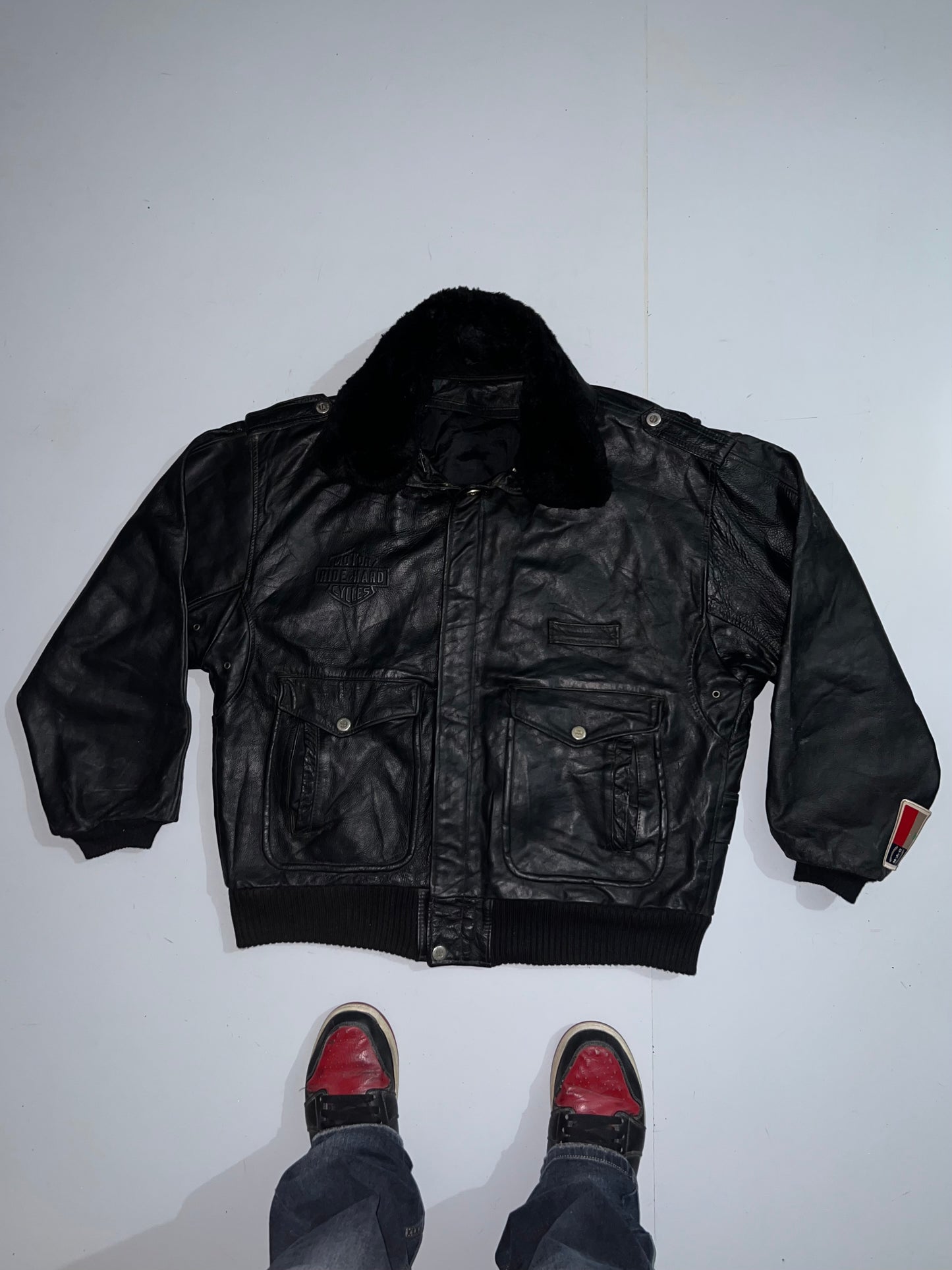ZAIR FORCE AVIATION Premium Original Leather (RARE) (2XL)
